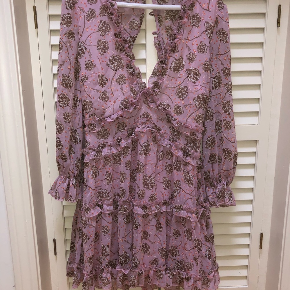 Pink Ruffle Dress